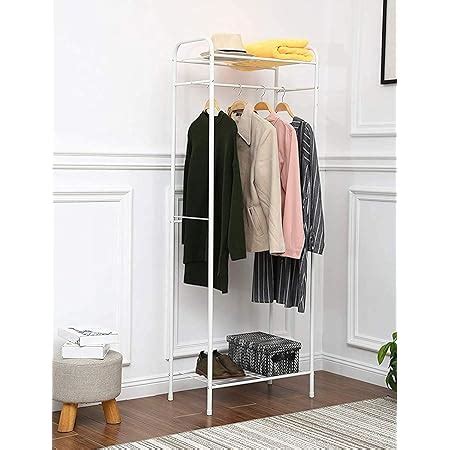Lukzer A Shape White Garment Stand Multipurpose Metal Coat Hanger ...