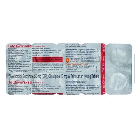 Teldawn Lnb 50 - Strip of 10 Tablets : Amazon.in: Health & Personal Care