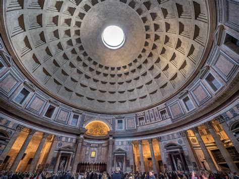 Pantheon Rome Italy Dome Dome And Pillars, Pantheon, Rome, Italy.