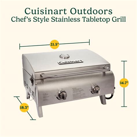Cuisinart Chef's Style Tabletop Portable Propane Gas India | Ubuy