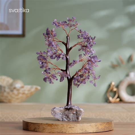 Amethyst Crystal Tree - 300 Beads (12 Inch)
