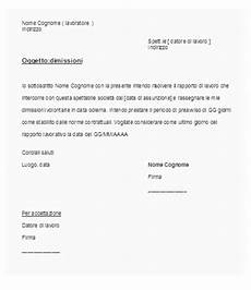lettere di licenziamento modelli lettera di dimissioni okpedia lettere di licenziamento modelli lettera di dimissioni okpedia