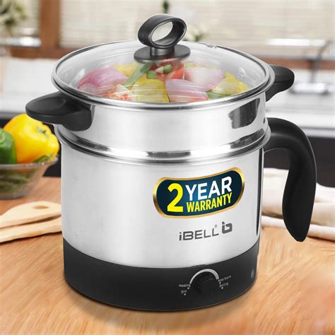 Ibell Mpk Premium Multi Purpose Kettle/Cooker With 2 Pots 1.2 Litre ...