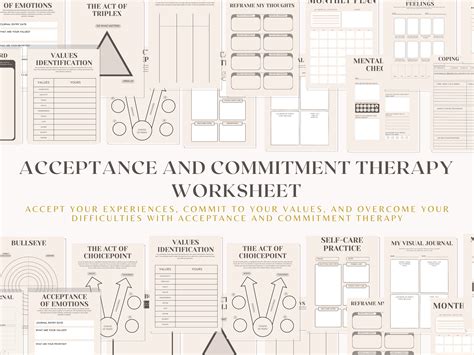 Acceptance Commitment Therapy Worksheets