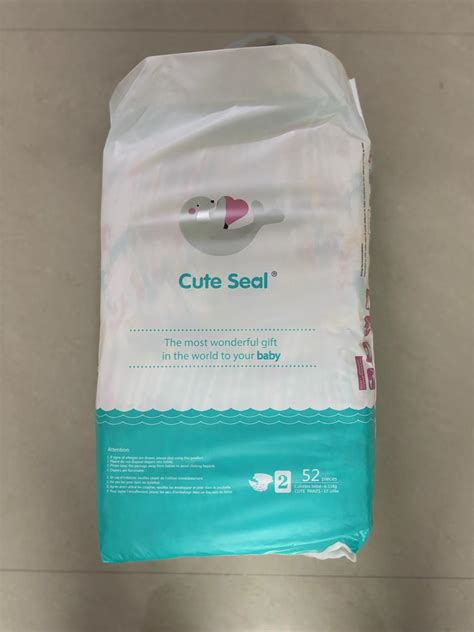ECOBABI - M Size (TAPE STYLE) Cotton Disposable Diapers 52PCS PACK (6 ...