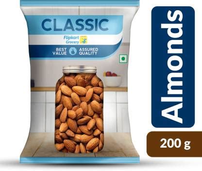 Classic Almonds by Flipkart Grocery Price in India - Buy Classic ...