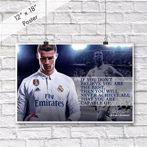 Vincit Veritas Cristiano Ronaldo Motivational Poster Quote India | Ubuy