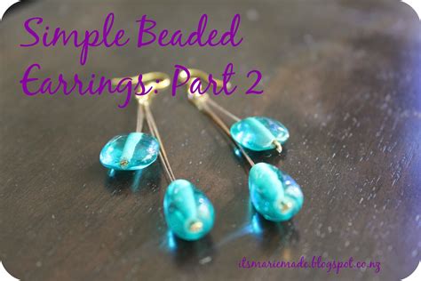 Small Beaded Earring Tutorials 的图像结果