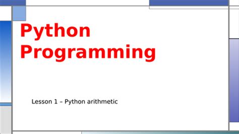 Python Lesson 1 的图像结果