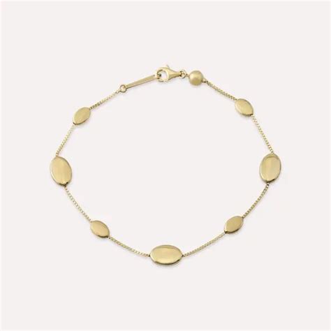 Blob Yellow Gold Bracelet