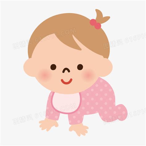 抱着奶瓶的可爱小女孩婴儿宝宝元素素材下载-正版素材401157771-摄图网