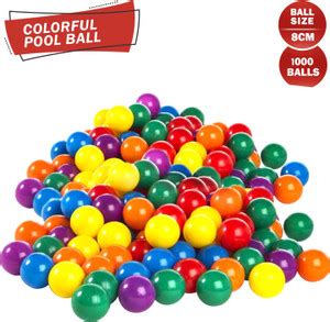 NHR Swimming Pool Balls (Size 8cm, Set of 1000 Balls) - Swimming Pool ...