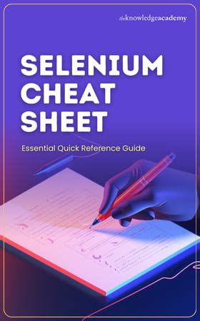 Image result for Selenium WebDriver Cheat Sheet Python