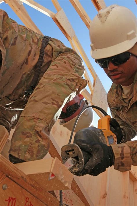1151st Engineers Build New B-huts on FOB Lightning | Article | The ...