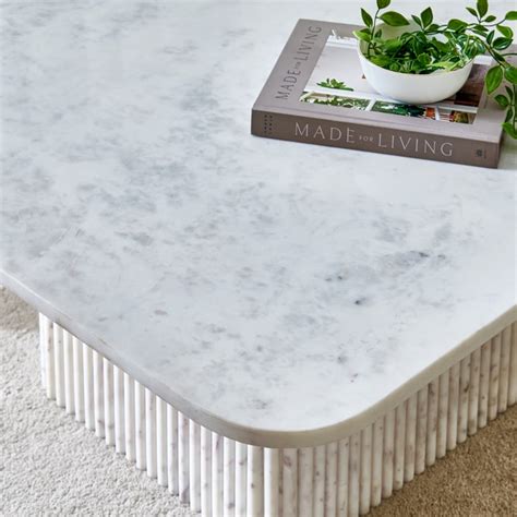 Buy Odessa Marble Top Coffee Table - White from Home Centre at just INR ...