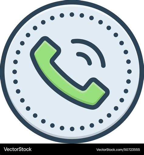 Call button Royalty Free Vector Image - VectorStock