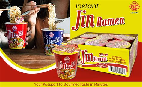 Ottogi Jin Ramen Korean Style Instant Noodles Spicy Flavour, Best ...