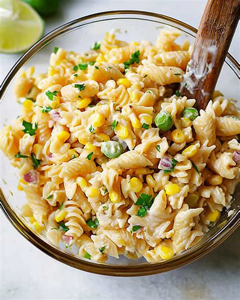 Street Corn Pasta Salad: A Creamy Delight to Try! - Tasty Pleasure