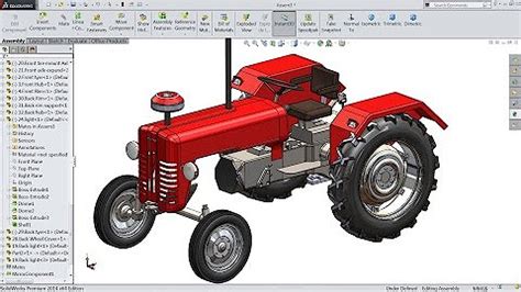 Image result for Solidworks Tutorial Tractor 24