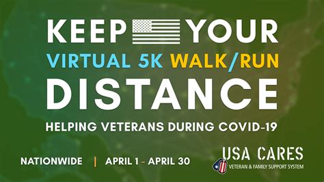 USA Cares Keep Your Distance 5K Run/Walk