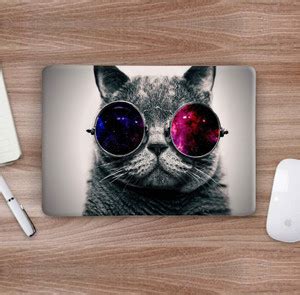 Color Crafts Comics & Cartoons Decorative Cat Theme Laptop Skin Sticker ...