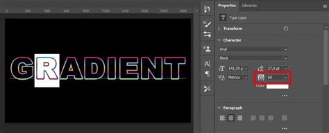 Transparent Gradient with Text Example 的图像结果