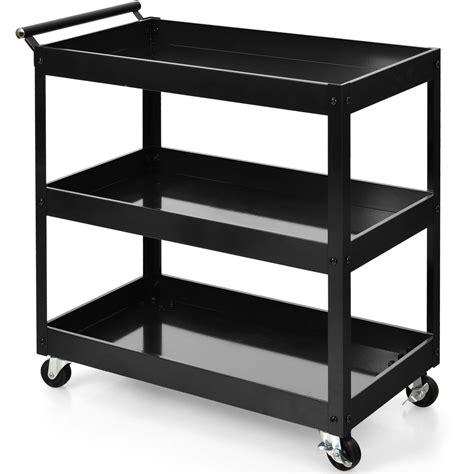 Buy TANGZON 2/3-Tier Rolling Tool Cart, Utility Service Cart with Towel ...