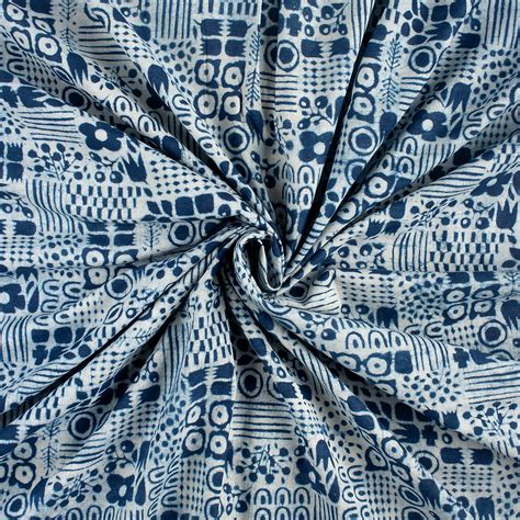Buy Multi Design Indigo Hand Block Print Fabric Online – Dmaasa