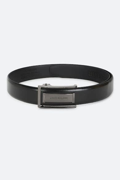 Buy Men Black Solid Genuine Leather Formal Belt Online - 865257 | Louis ...