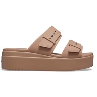Buy Crocs Women Brooklyn Sandal 207431-2Q9 Latte W5 at Amazon.in