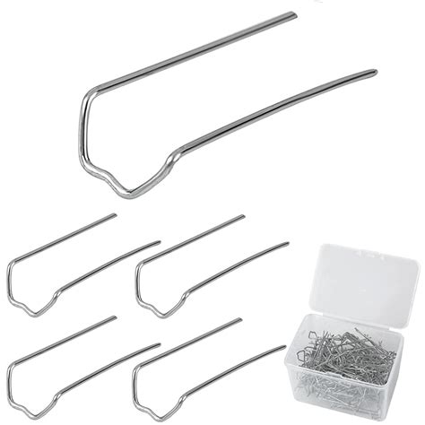 120PCS Floral U-Pins, 1.7 Inch U-Shape Greening Pins Floral Fern Pins ...