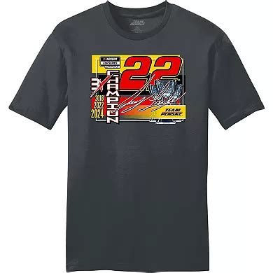 Men's Team Penske Charcoal Joey Logano 2024 NASCAR Cup Series Champion ...