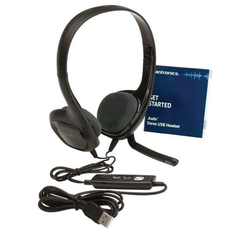 Plantronics Audio 628 USB Overhead Stereo Headset – tpstech.in