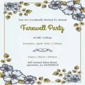 120+ Farewell Meeting Invitation Messages For Colleagues
