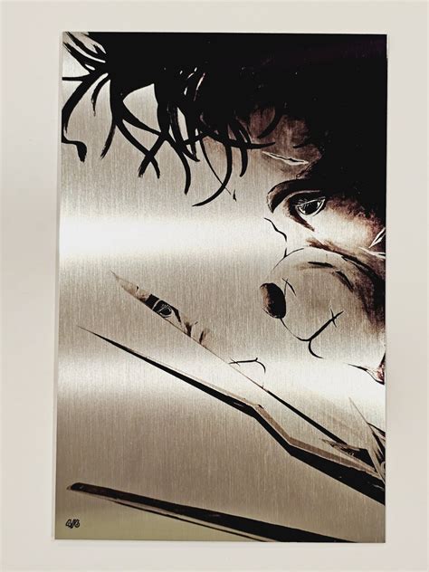 Killer Kare Bears Comic Edward Scissorhands Homage METAL Virgin #4 of 6 made | eBay