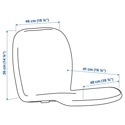 SKÅLSTA seat shell, Knäbäck dark grey - IKEA