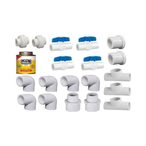 UPVC Tank Filter - Installation Kit for Bypass + Main + backwash line ...