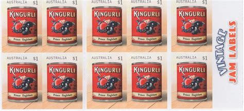 Vintage Jam Labels -Australia 2018 – Stamp Digest