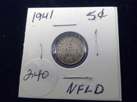 1941 Newfoundland Five Cents - Schmalz Auctions