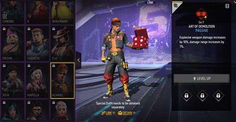 3 best Free Fire character combinations for rush gameplay and more kills