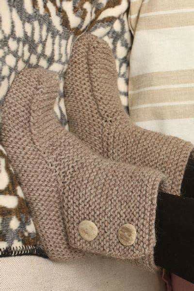 Image result for Bootie Slipper Knitting Pattern