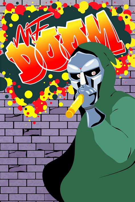 ArtStation - MF DOOM Poster