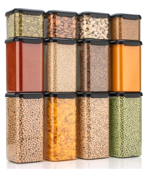 TENFIRE Airtight Transparent Container Combo 3 Pcs-500ml, 3-Pcs-1100ml ...