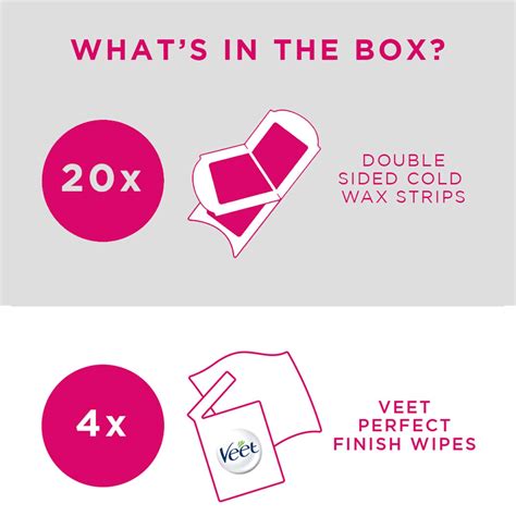Buy VEET PROFESSIONAL WAX STRIPS FOR NORMAL SKIN (FULL BODY), 20 STRIPS ...