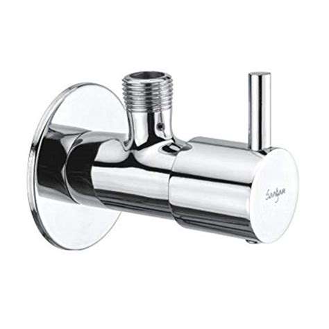 Plumb Tech P-6904 Florina Brass Angle Valve (Chrome Finish) : Amazon.in ...