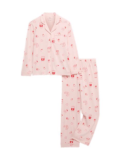 Buy Cotton Blend Breakfast Pyjamas (3-16 Yrs) at Marks & Spencer