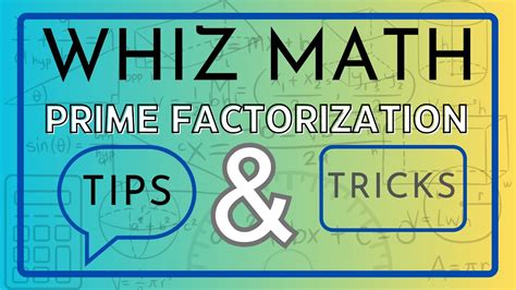 Image result for Factorization Math Tricks