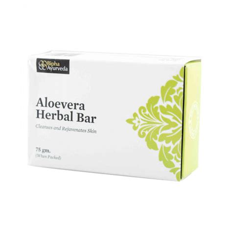 Buy Bipha Ayurveda Aloevera Herbal Bar, 75gm Online : ClickOnCare.com
