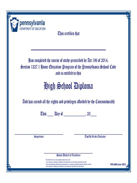 2021-2026 Form PA PDE-6008 - Blank Fillable Template | Fill Out, Print ...