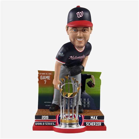 Max Scherzer Washington Nationals 2019 World Series Champions Moment ...